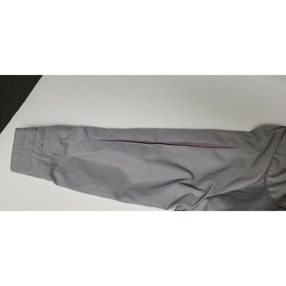 Vintage MS. Freddi Lavender/Gray Long Classic Trench Coat/Belt Size 10 - Picture 8 of 9